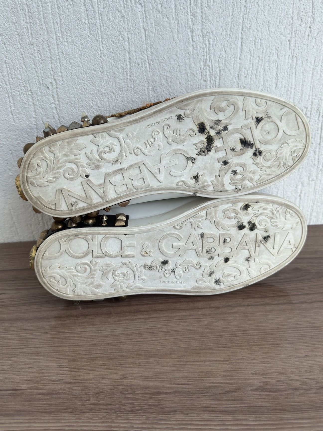 Dolce & Gabbana Portofino embellished studded sneaker Size US 9.5 / EU 42-43 - 18 Thumbnail