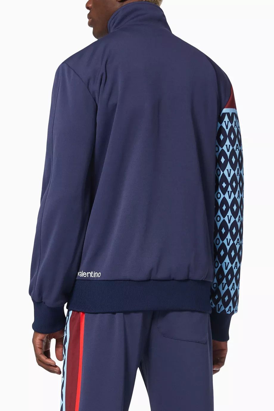 Valentino o1y0525 Logo Turtleneck Zip Jacket in Multicolor Size US S / EU 44-46 / 1 - 3 Thumbnail