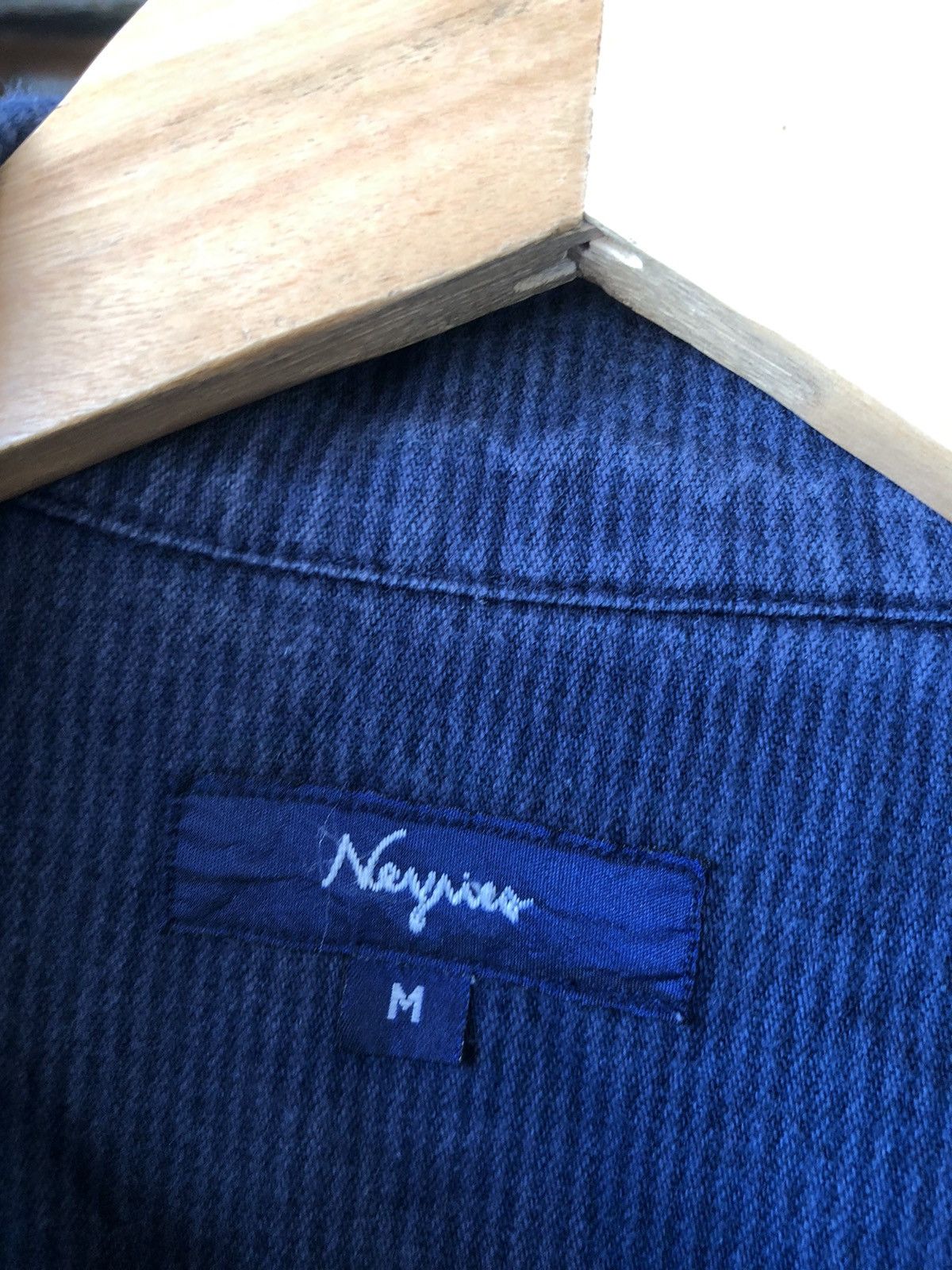 Indigo Neyries Subdue Moto Racing Indigo Work Button Up Shirt Size US M / EU 48-50 / 2 - 7 Thumbnail