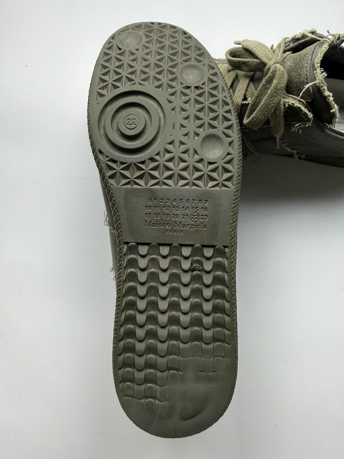 Maison Margiela Maison Margiela Gats Distressed Olive Green Size US 9 / EU 42 - 6 Thumbnail