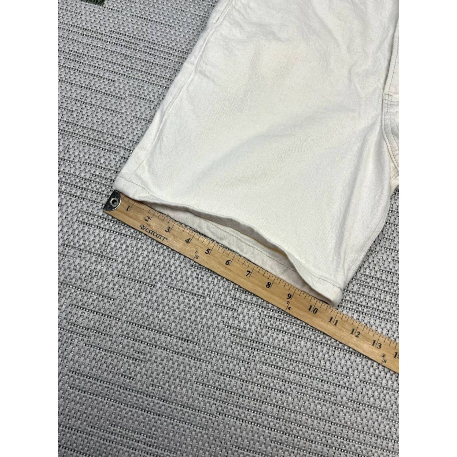 Abercrombie & Fitch Abercrombie & Fitch The 7 Inch Dad Shorts Womens 2 Beige Cotton Curve Love Size 26" / US 2 / IT 38 - 6 Thumbnail