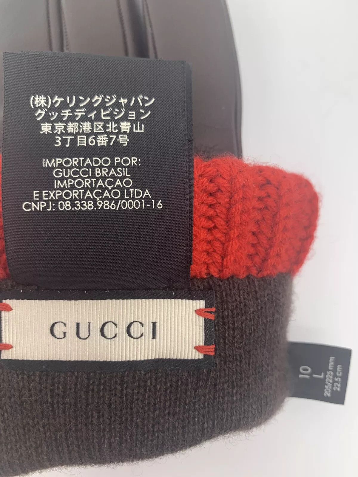 Gucci new Gucci Gloves Size-10-L -432307 Size ONE SIZE - 8 Thumbnail
