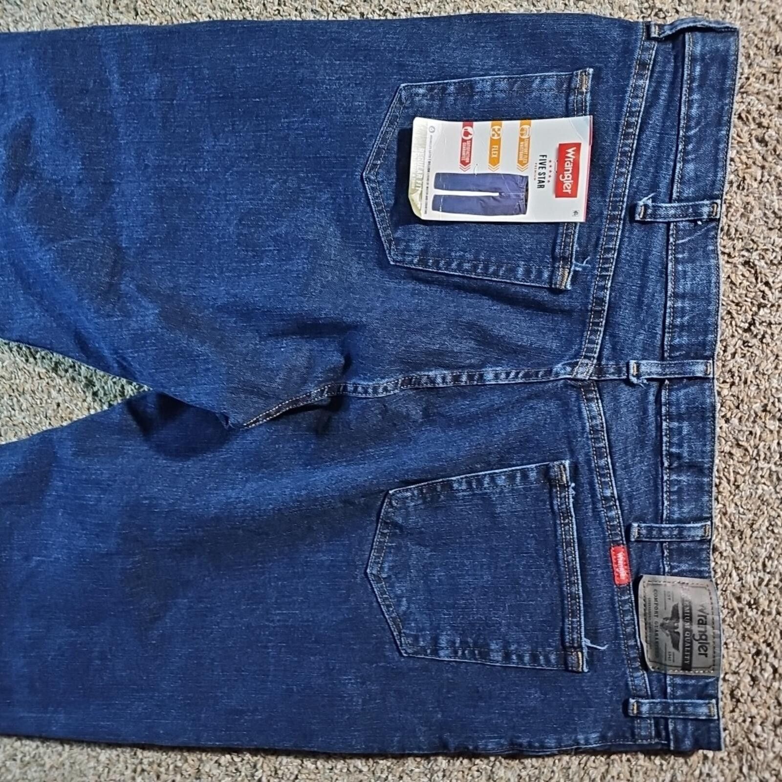 Wrangler NWT Wrangler Performamce Series 42x29 Regular Fit Jeans Size US 42 / EU 58 - 6 Thumbnail