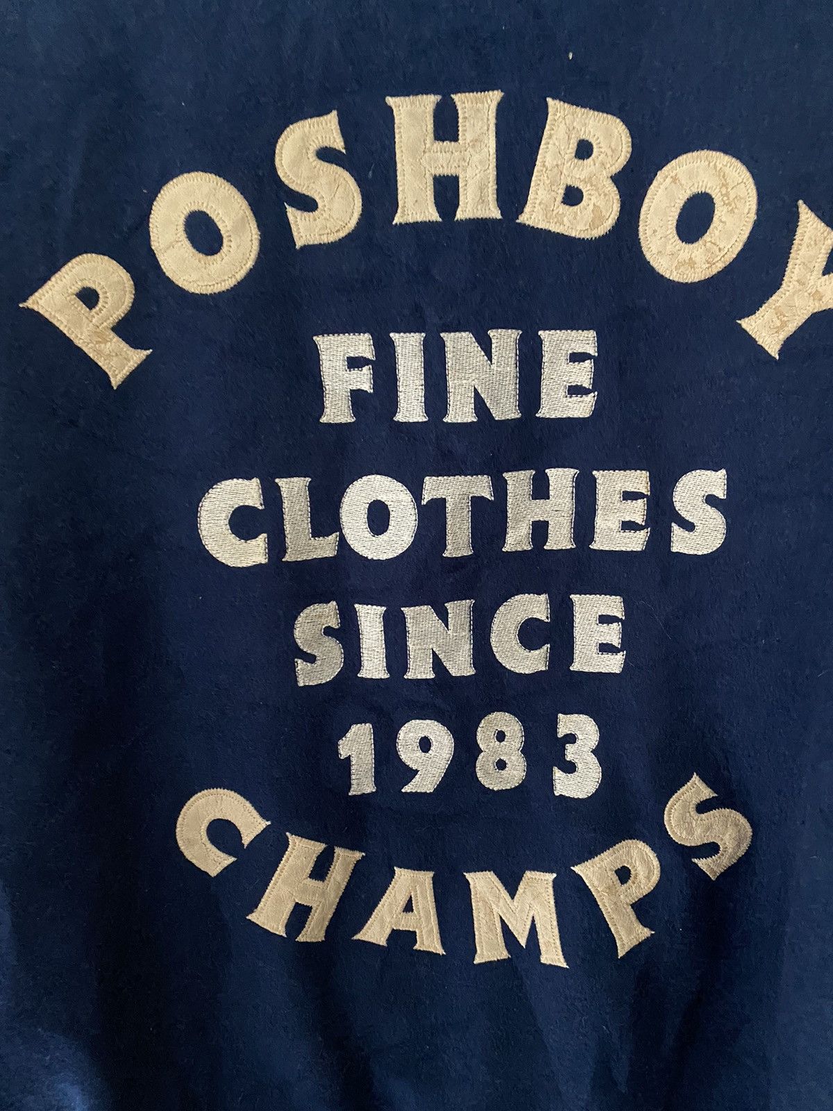 Swagger 1990s POSH BOY leather man Varsity Jacket Size US M / EU 48-50 / 2 - 12 Thumbnail