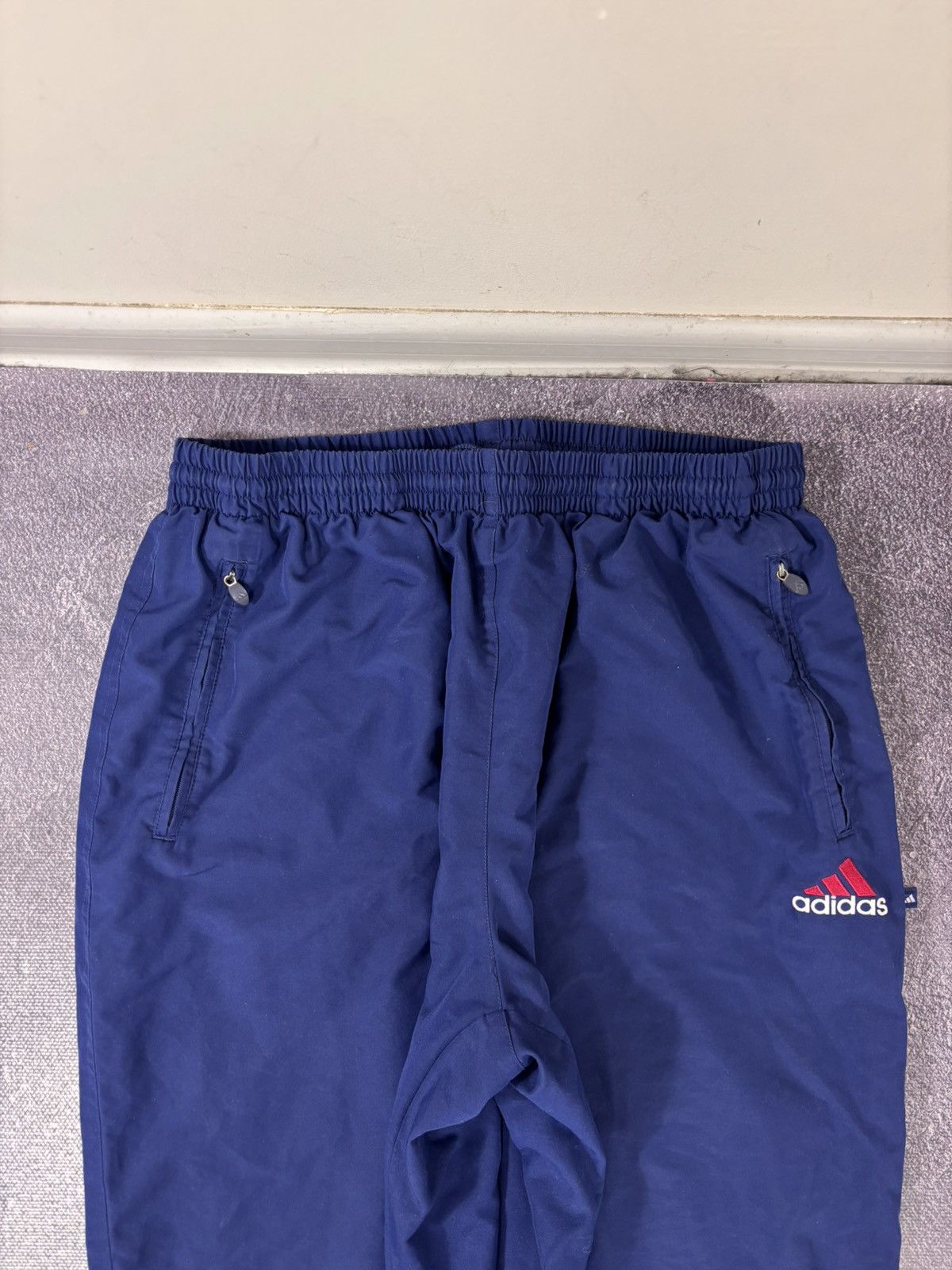 Adidas Vintage 1990s Adidas Y2K Tracksuit Blue Baggy Retro Hype Size US XL / EU 56 / 4 - 10 Thumbnail