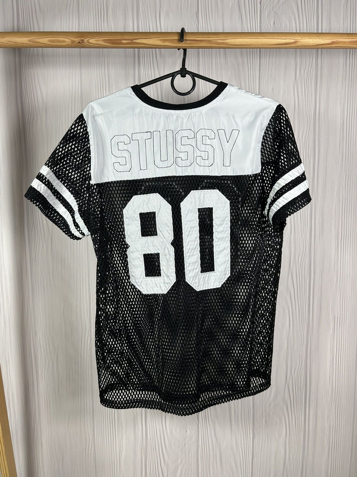 Stussy Stussy 80 Mesh Jersey T-Shirt Size M Size M / US 6-8 / IT 42-44 - 2 Thumbnail