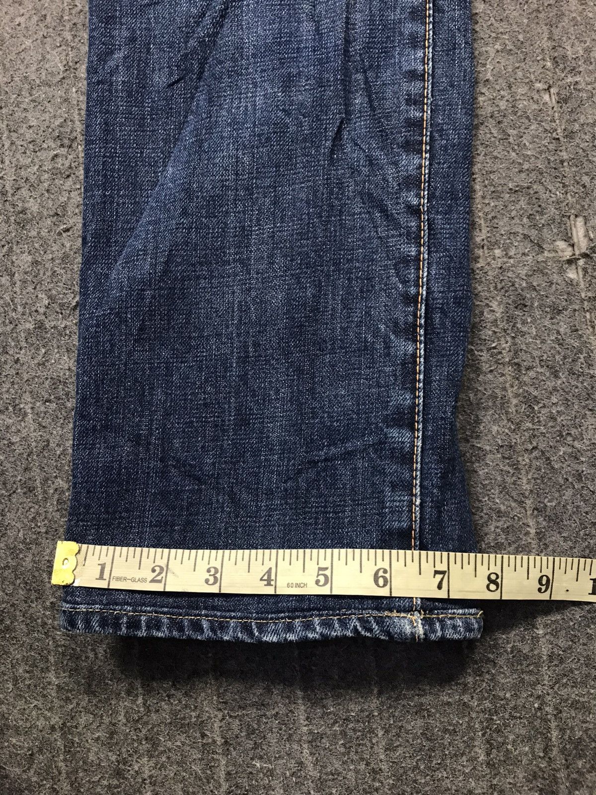 Japanese Brand Quadro Studio Ecru Japan Buttonfly Indigo Denim Size US 32 / EU 48 - 13 Thumbnail