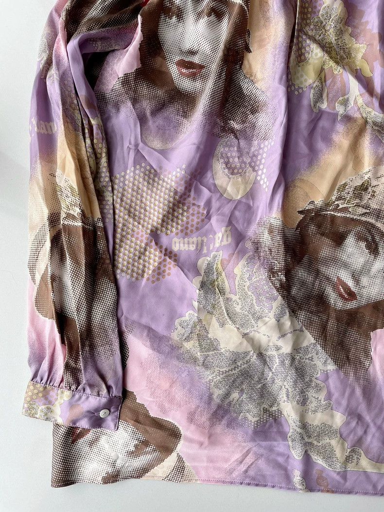 John Galliano John Galliano Vintage Girl Silk Shirt 2504-Nextarrow Size XS / US 0-2 / IT 36-38 - 7 Thumbnail