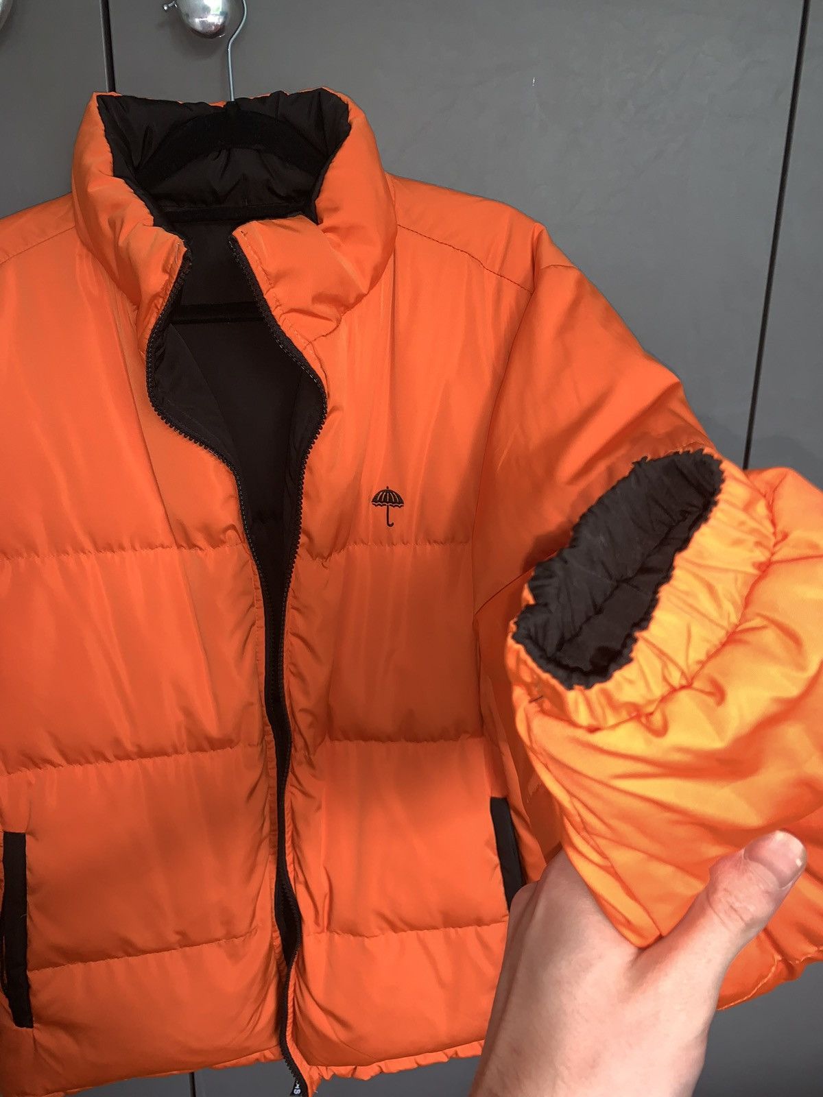 Helas Helas reversible black and orange down puffer jacket Size US S / EU 44-46 / 1 - 6 Thumbnail