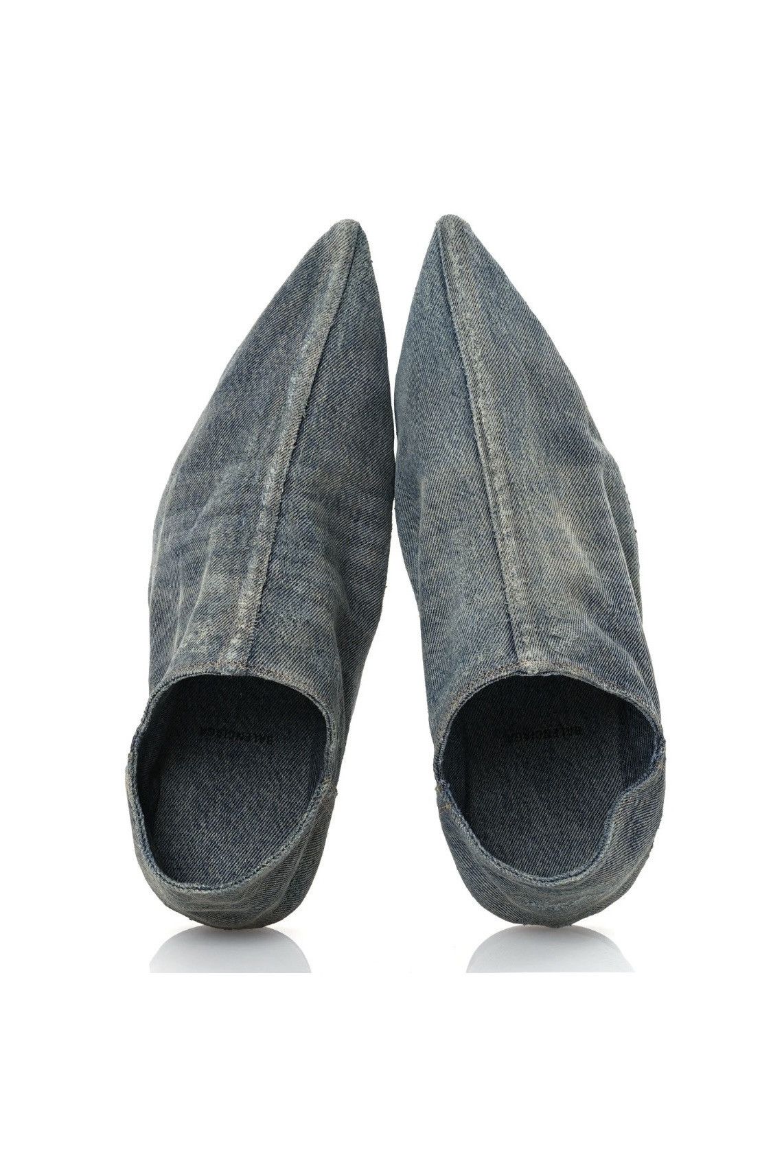 Balenciaga Denim Mules Size US 9 / EU 42 - 1 Thumbnail