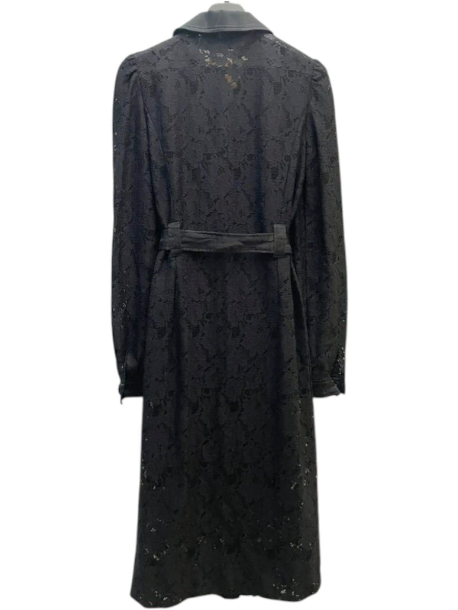 Dolce & Gabbana D&G Black Lace Trench Coat Size M / US 6-8 / IT 42-44 - 7 Thumbnail