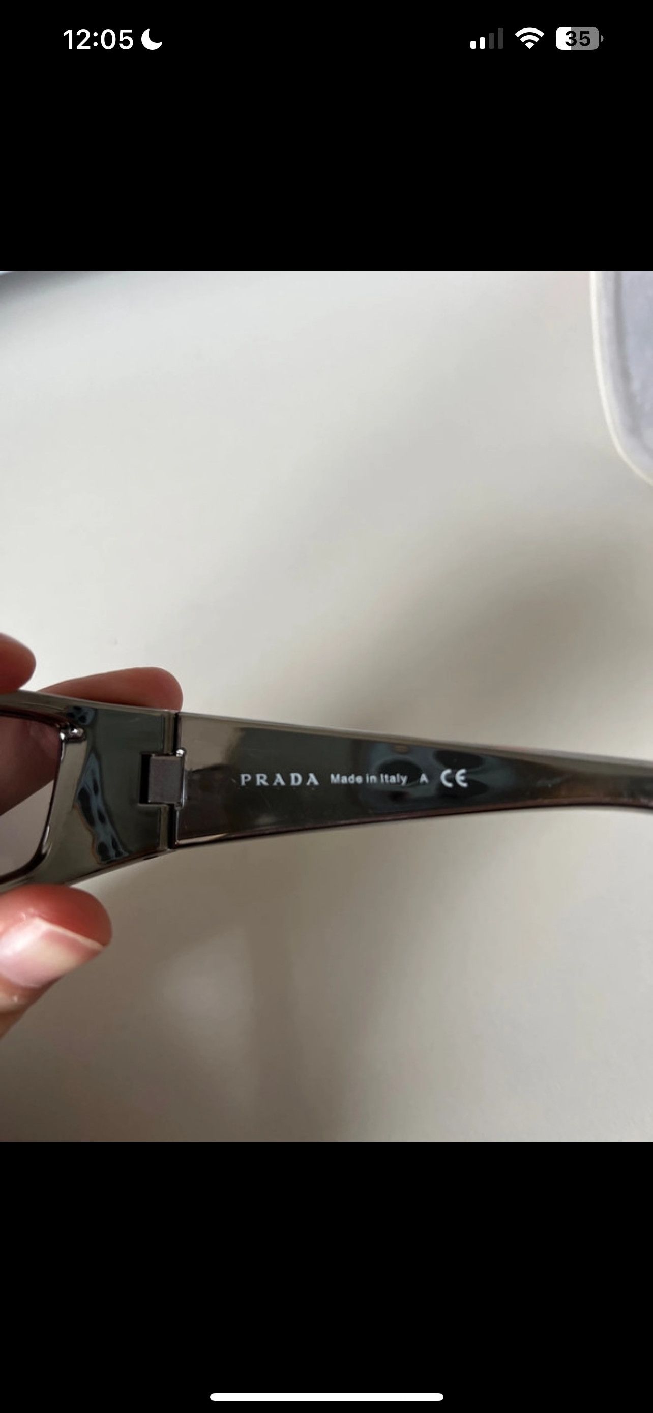 Prada Prada runway sunglasses silver Size ONE SIZE - 4 Thumbnail