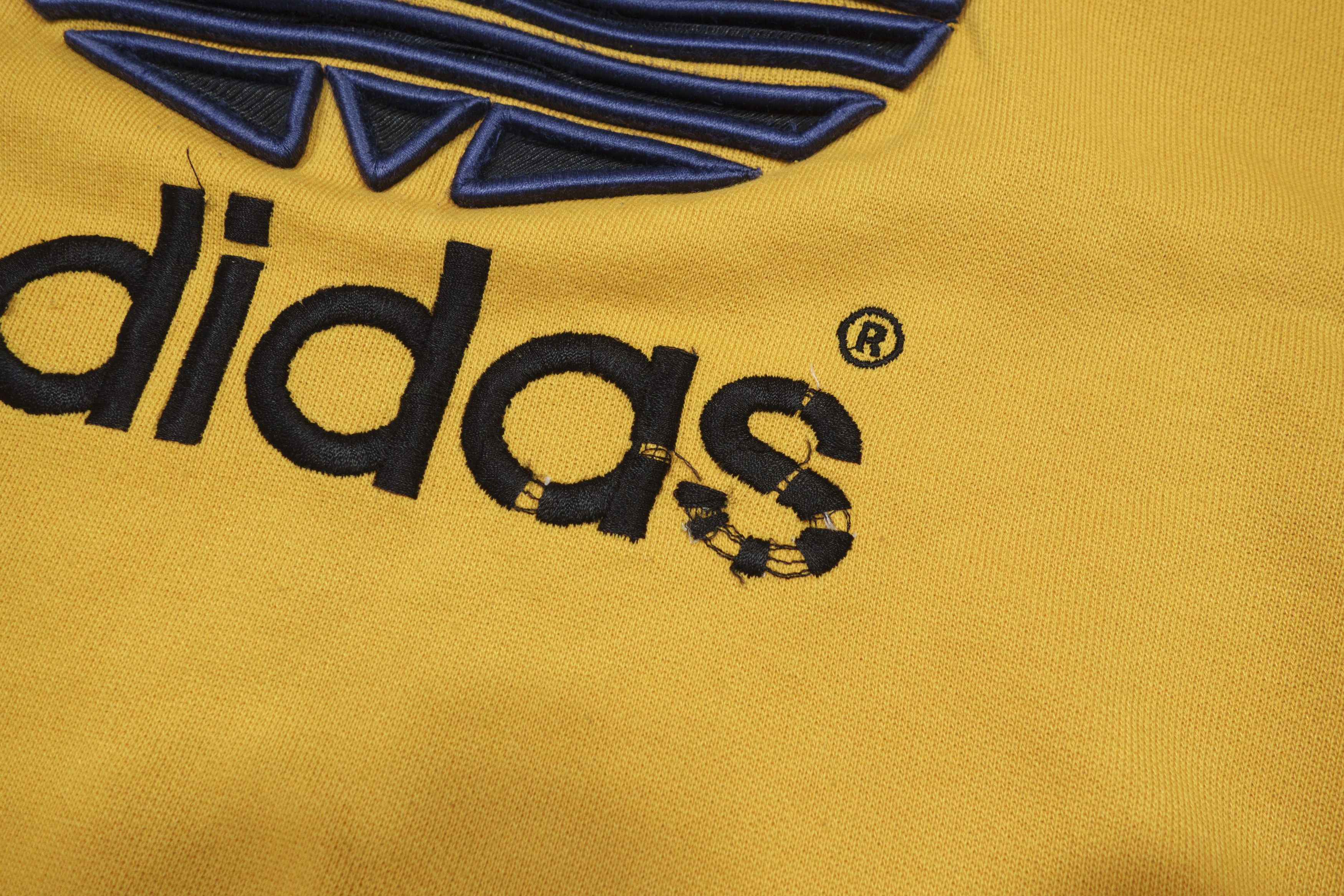 Adidas 90S Embroidered Big Logo Sweatshirt Size US M / EU 48-50 / 2 - 4 Thumbnail