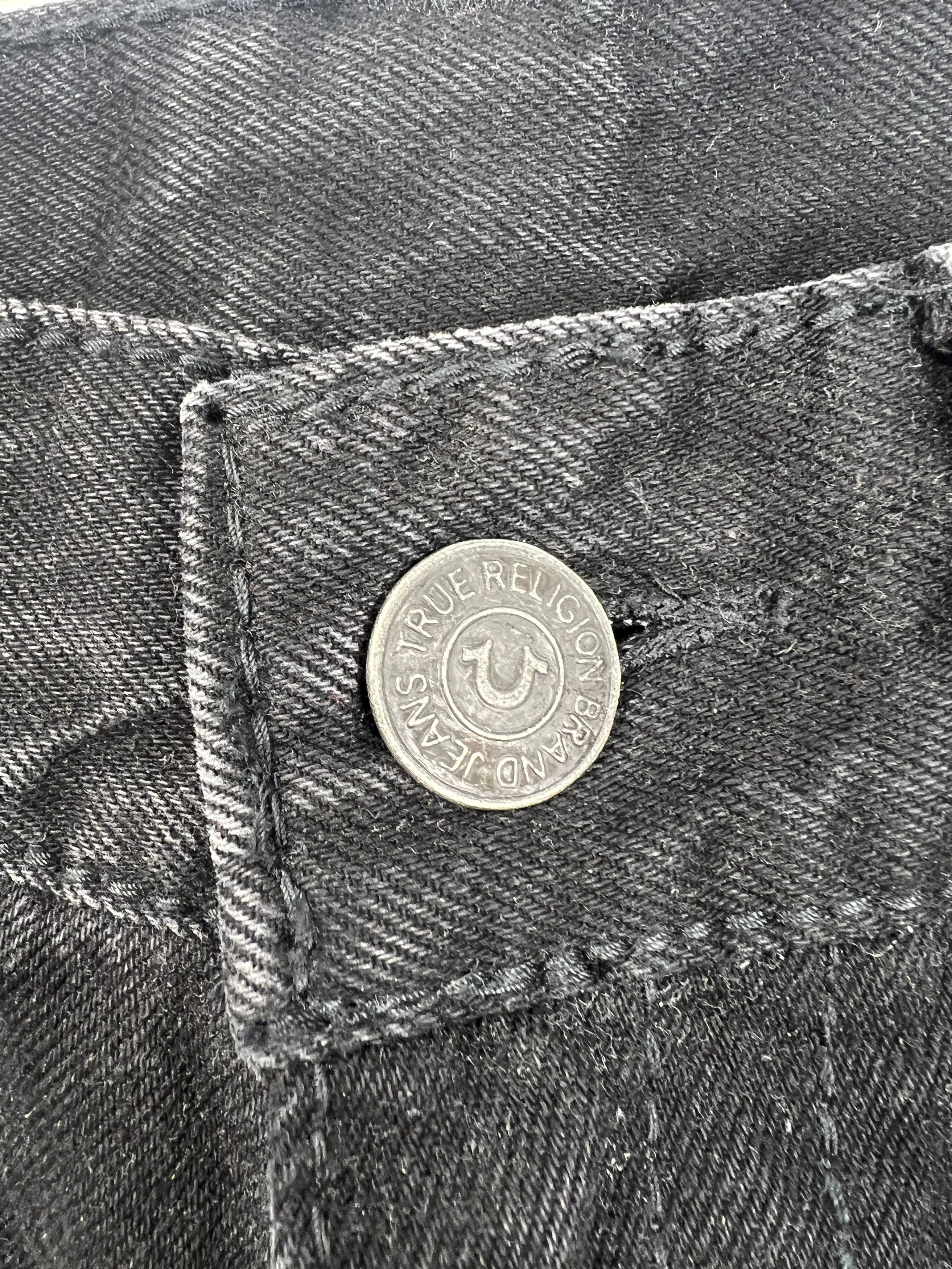 True Religion Sample*True Religion Jean Distressed Destroyed Embroidered Size US 34 / EU 50 - 8 Thumbnail
