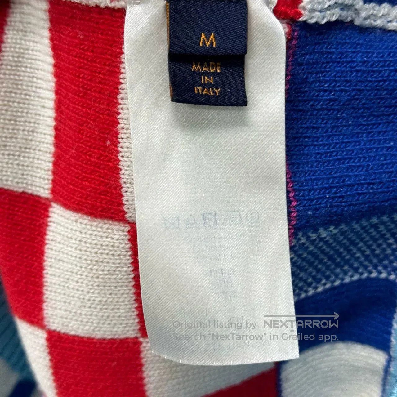 Louis Vuitton Louis Vuitton LV Blue Check Logo Knit Sweater. Size US M / EU 48-50 / 2 - 7 Thumbnail