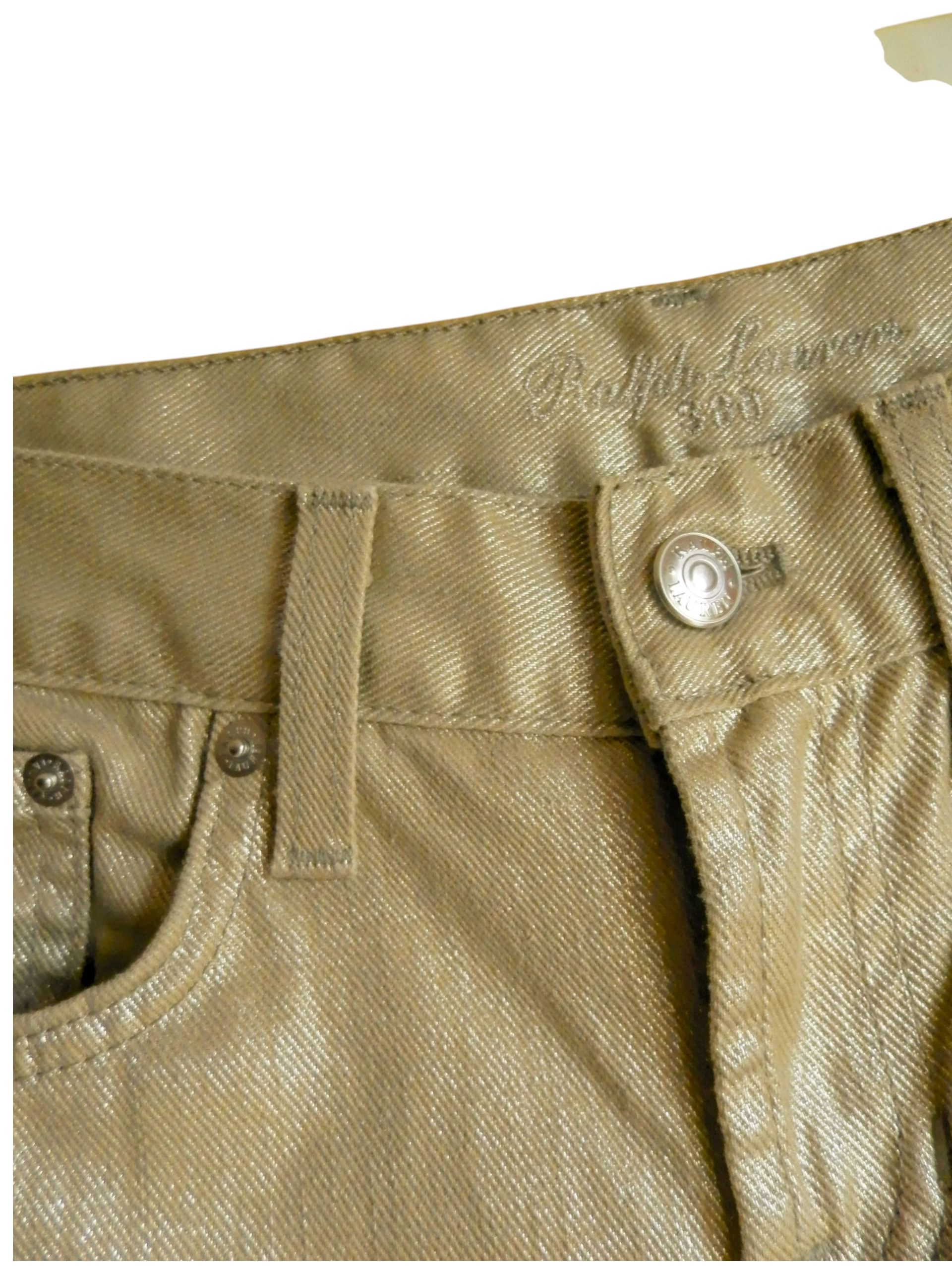 Ralph Lauren Black Label Low rise bootcut flared coated jeans - Made in USA Size 26" / US 2 / IT 38 - 5 Thumbnail
