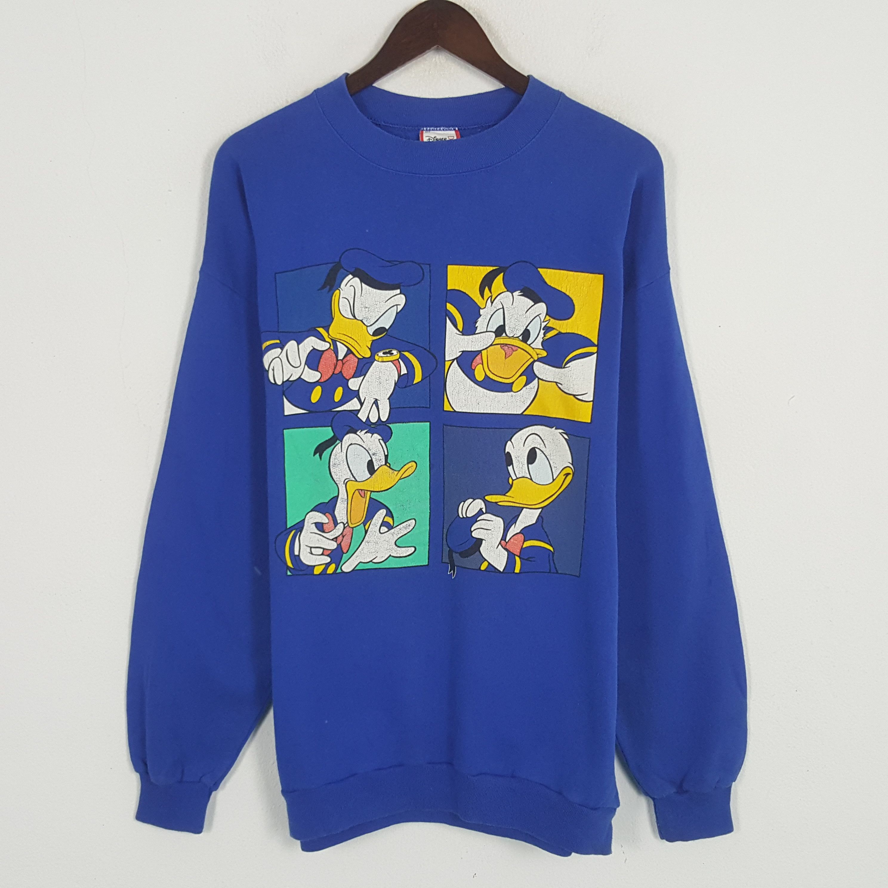 Disney × Japanese Brand × Vintage Vintage Disney Design Donald Duck Sweatshirt Size US L / EU 52-54 / 3 - 1 Thumbnail