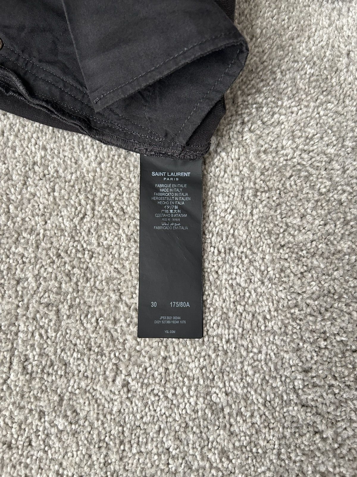 Saint Laurent Paris Saint Laurent Paris D02 Size US 30 / EU 46 - 5 Thumbnail