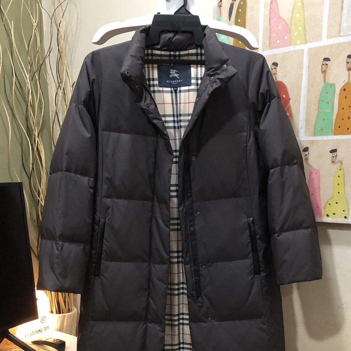 Burberry Burberry London Women Zip Up Snap Button Puffer Coat Size M / US 6-8 / IT 42-44 - 5 Thumbnail