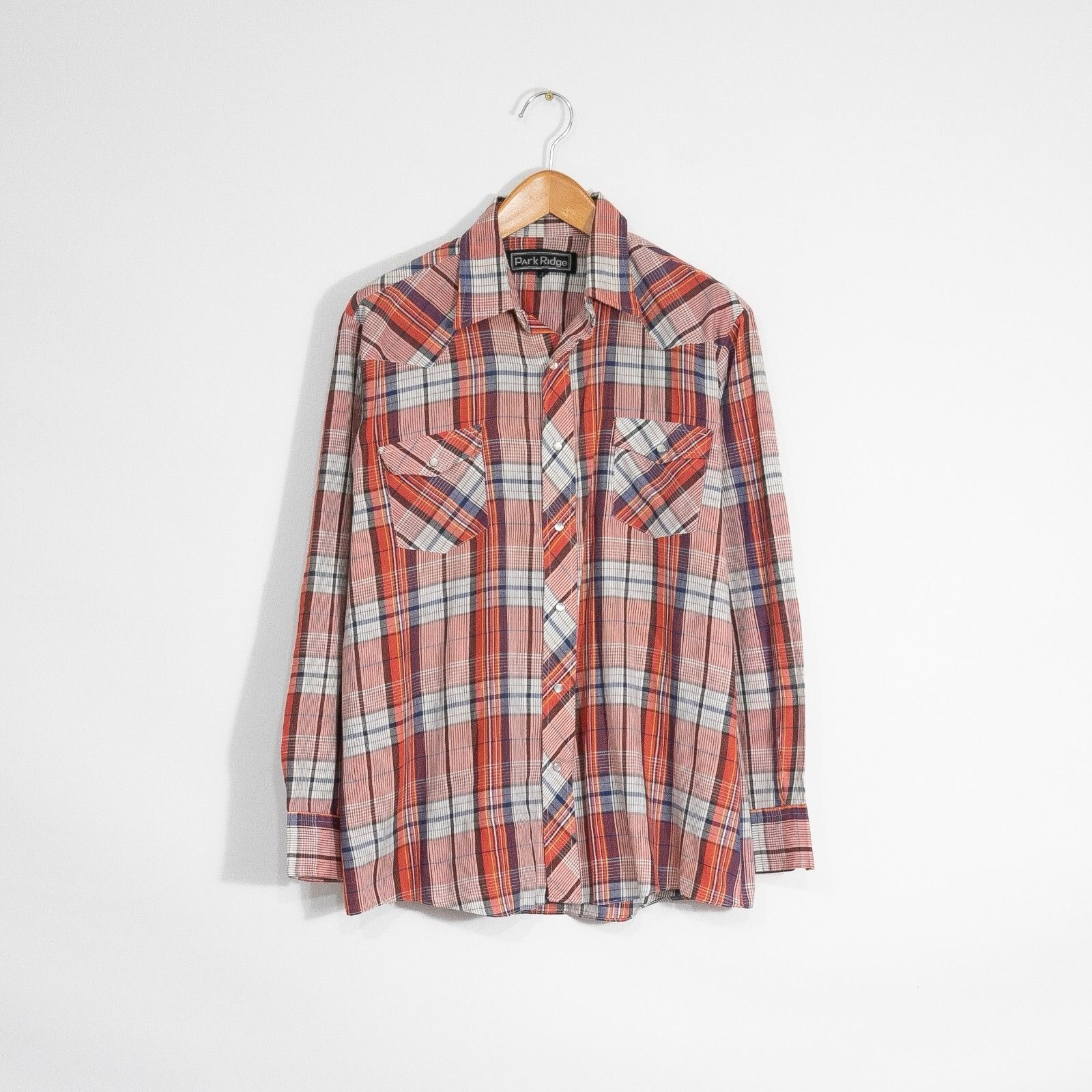 Vintage Vintage Plaid Western Pearl Snap Button Up Shirt XL Western Size US XL / EU 56 / 4 - 1 Thumbnail