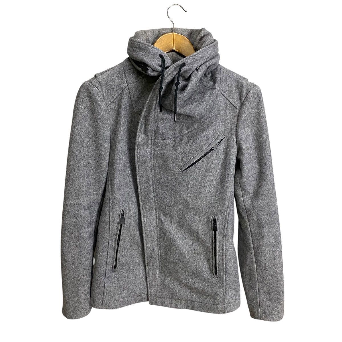 Katharine Hamnett London Katharine Hamnett London Asymmetrical Rider Wool Jacket Size M / US 6-8 / IT 42-44 - 1 Thumbnail