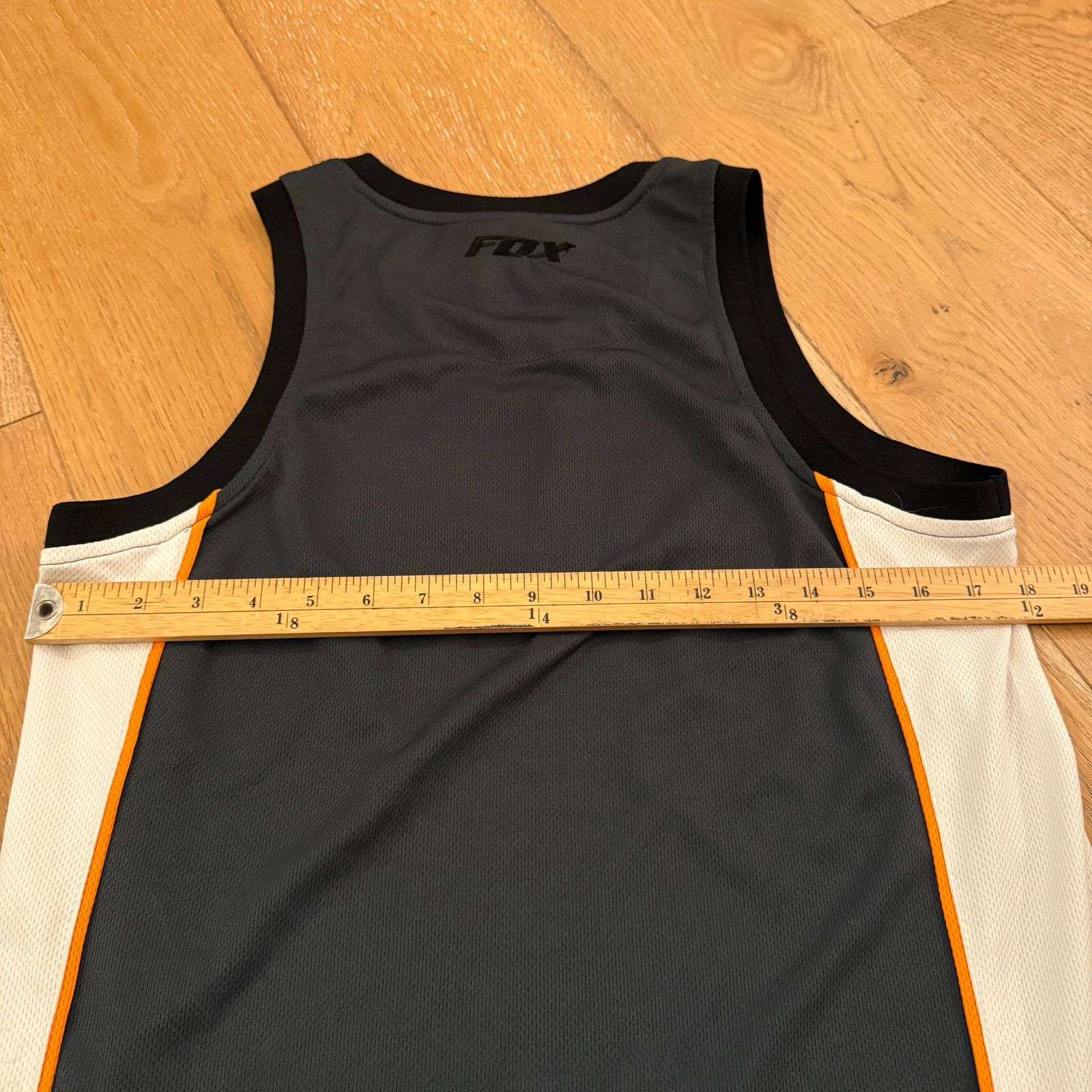 Fox Racing Fox Racing Jersey Tank Top –Orange, Grey, and Black – Size S Size US S / EU 44-46 / 1 - 7 Thumbnail