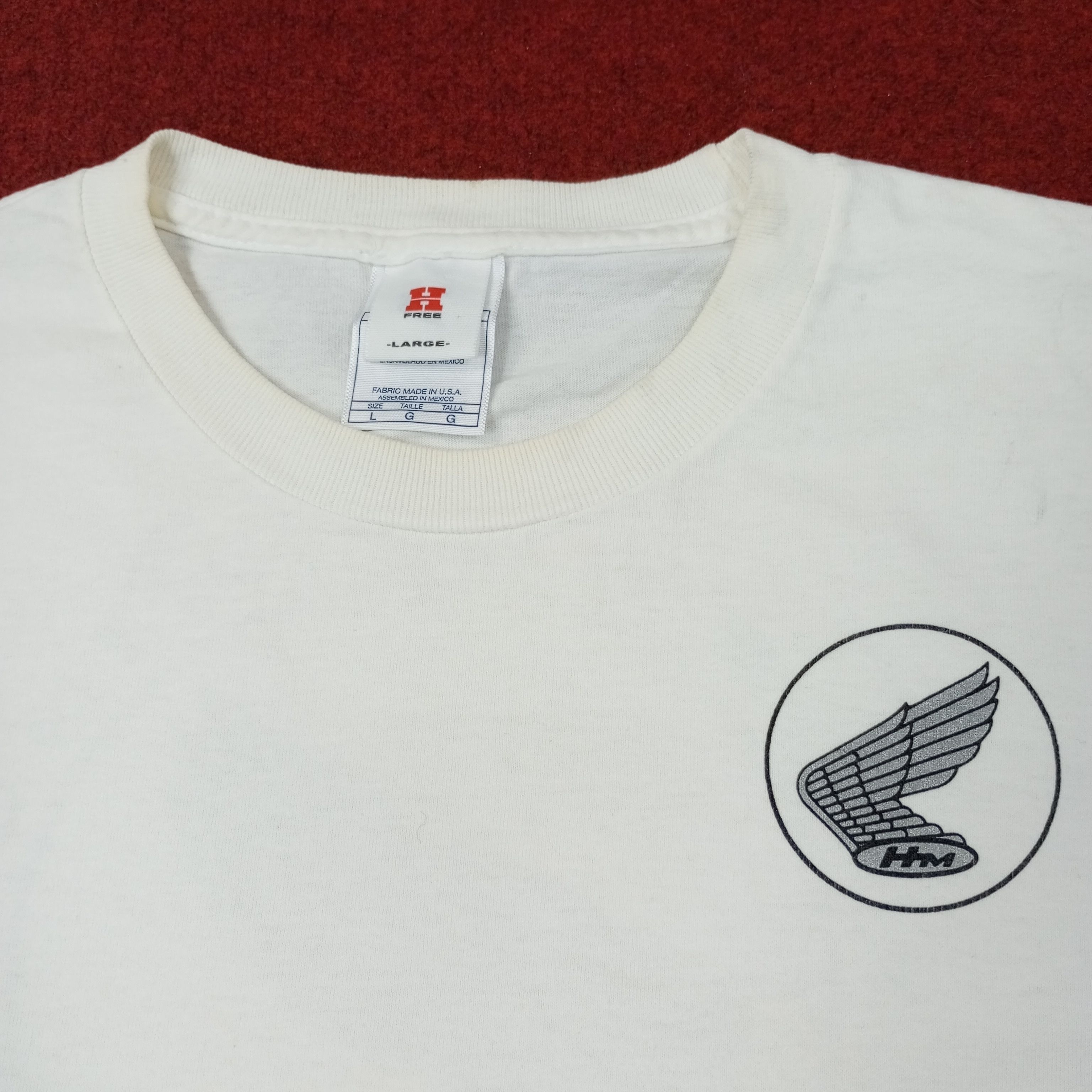 Honda Honda History Of Wings Japanese Brand Tshirt c223n52 Size US L / EU 52-54 / 3 - 4 Thumbnail