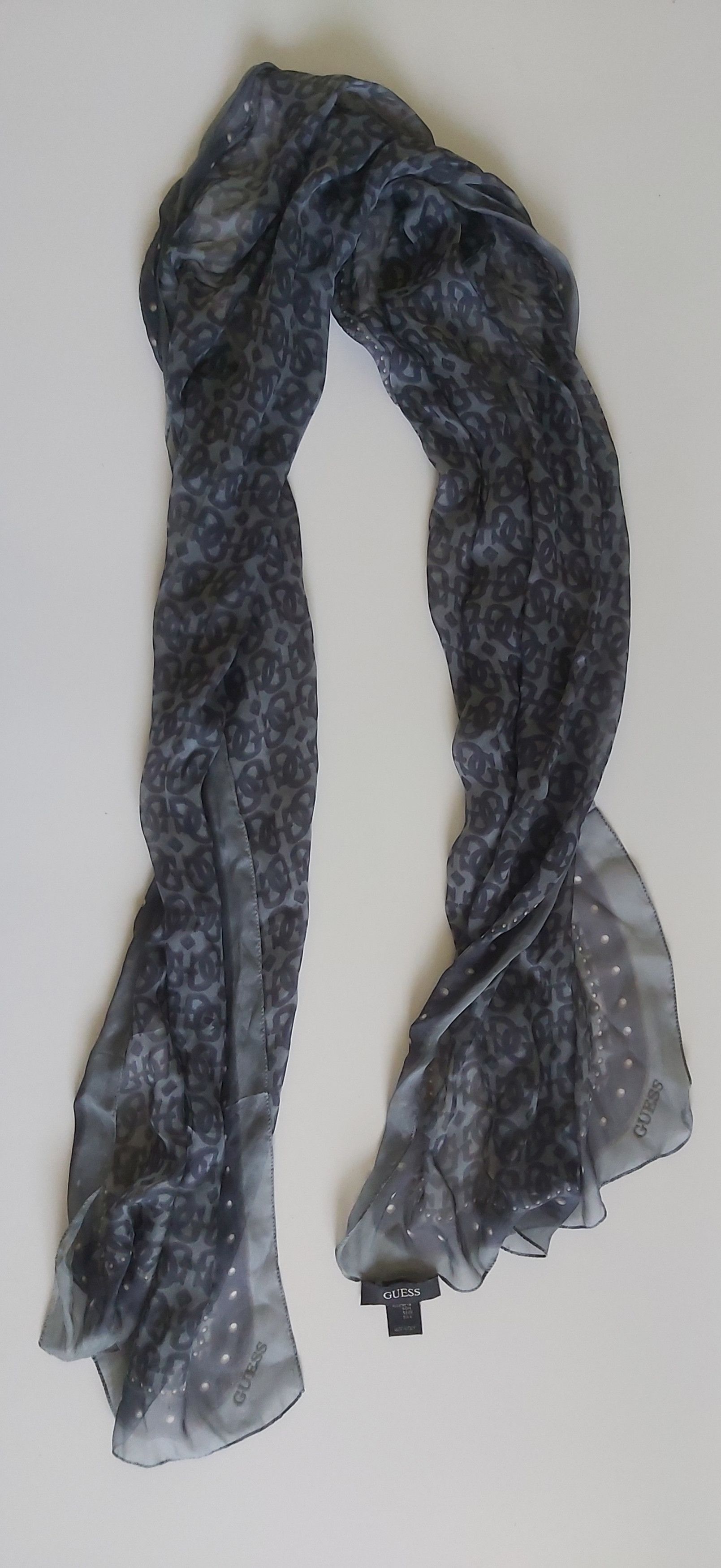 Guess Guess silk scarf "GG" logo Size ONE SIZE - 9 Thumbnail