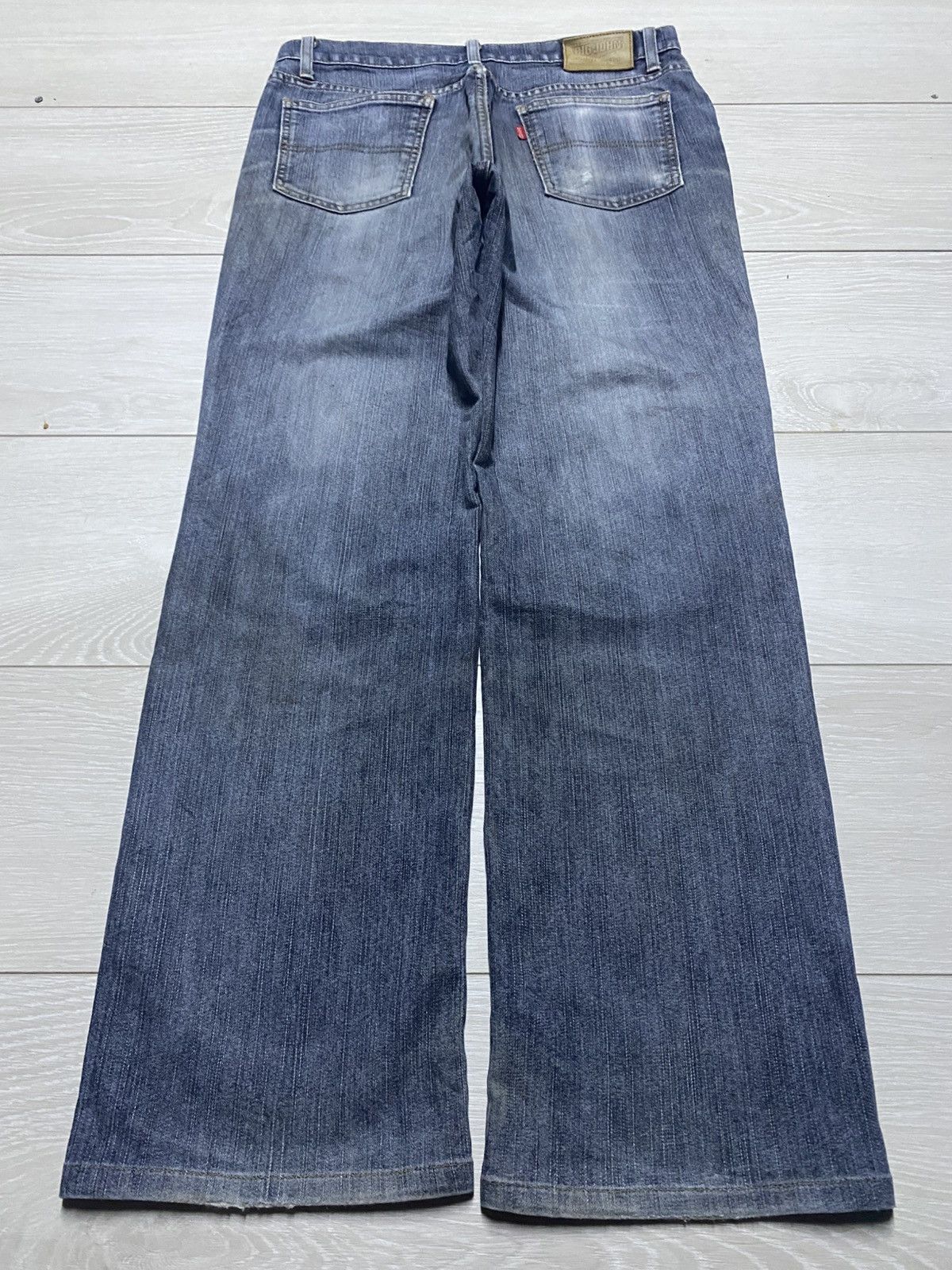 Big John Vintage Big John Japan Grunge Distressed Repair Jeans Size US 30 / EU 46 - 2 Thumbnail