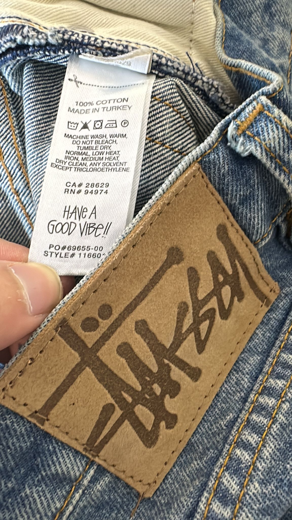 Stussy Stussy Classic Jean Size 30 Blue Size US 30 / EU 46 - 12 Thumbnail
