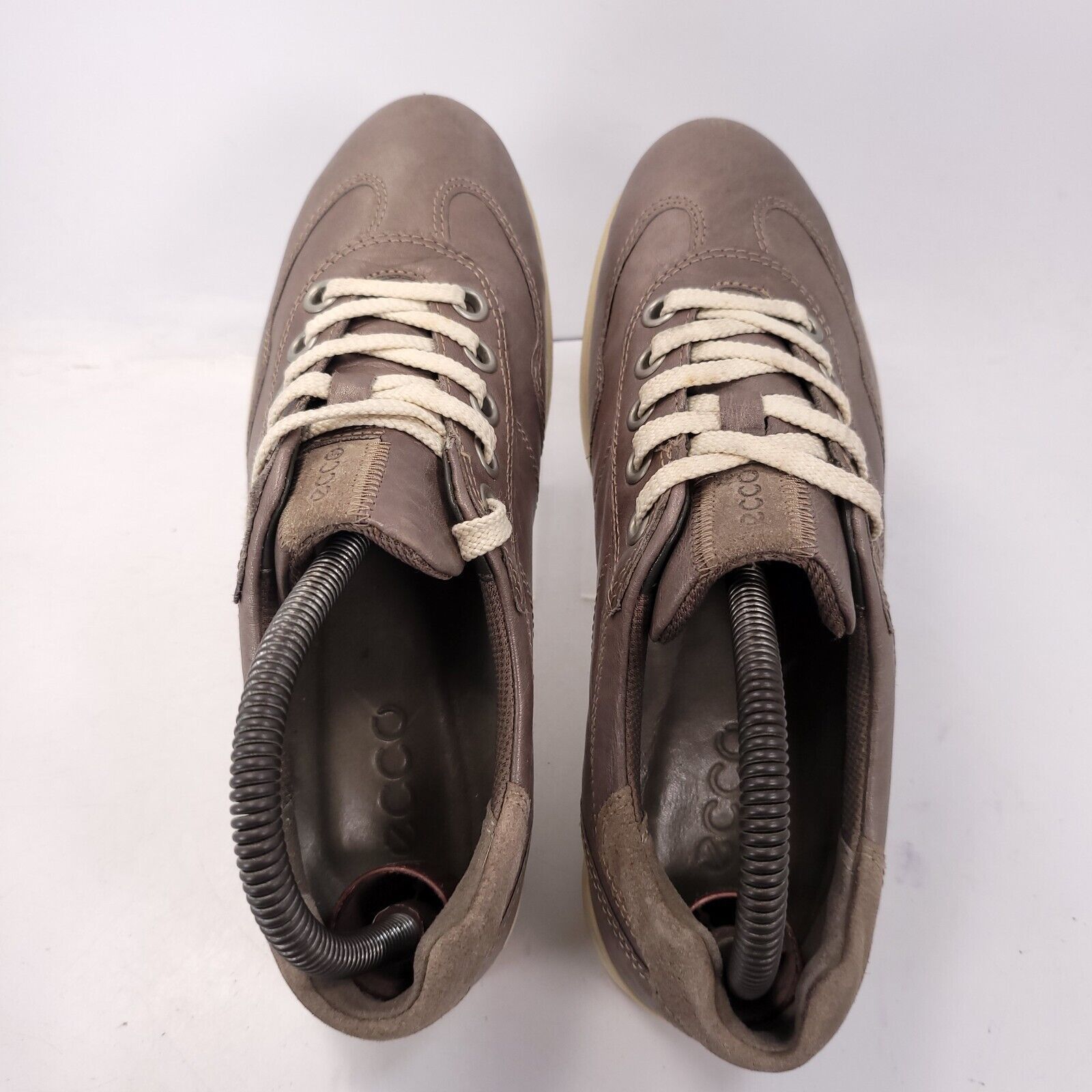 Ecco Ecco Outdoor Sneaker Shoe Womens Size 7.5 38 Brown White Size US 7.5 / IT 37.5 - 4 Thumbnail
