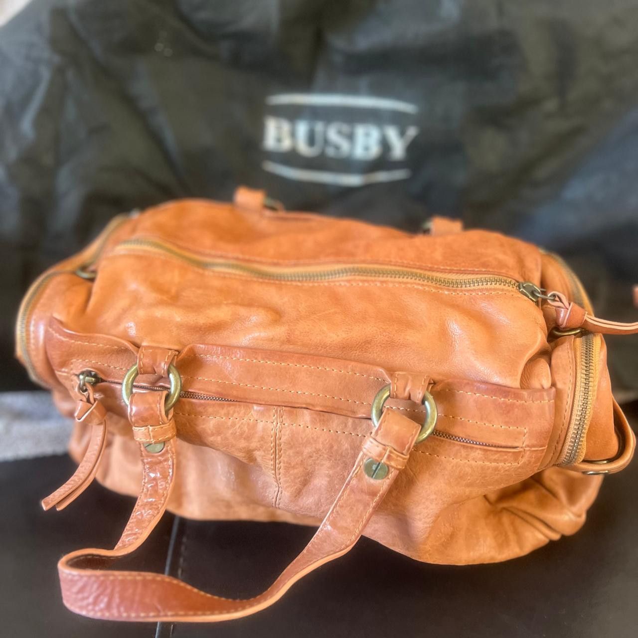 Other Busby Brown Leather Bag – Classic Heritage Style Size ONE SIZE - 7 Thumbnail
