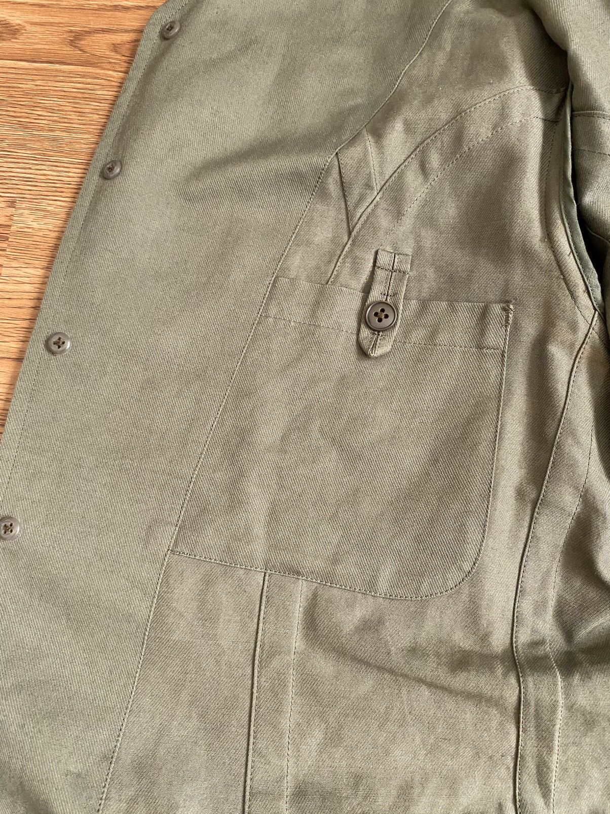 Yohji Yamamoto Yohji Yamamoto Pour Homme Linen Cotton Cubist Jacket SS12 Size US M / EU 48-50 / 2 - 9 Thumbnail