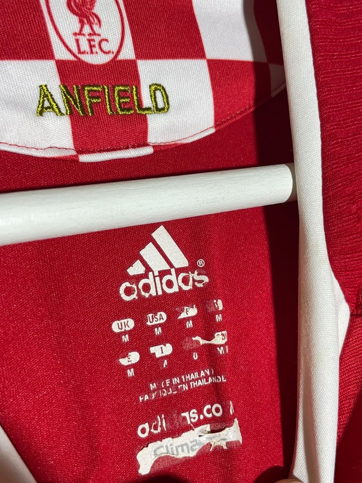 Adidas #8 Steven Gerrard Liverpool Adidas 2008/09 Football Shirt Size US M / EU 48-50 / 2 - 21 Thumbnail