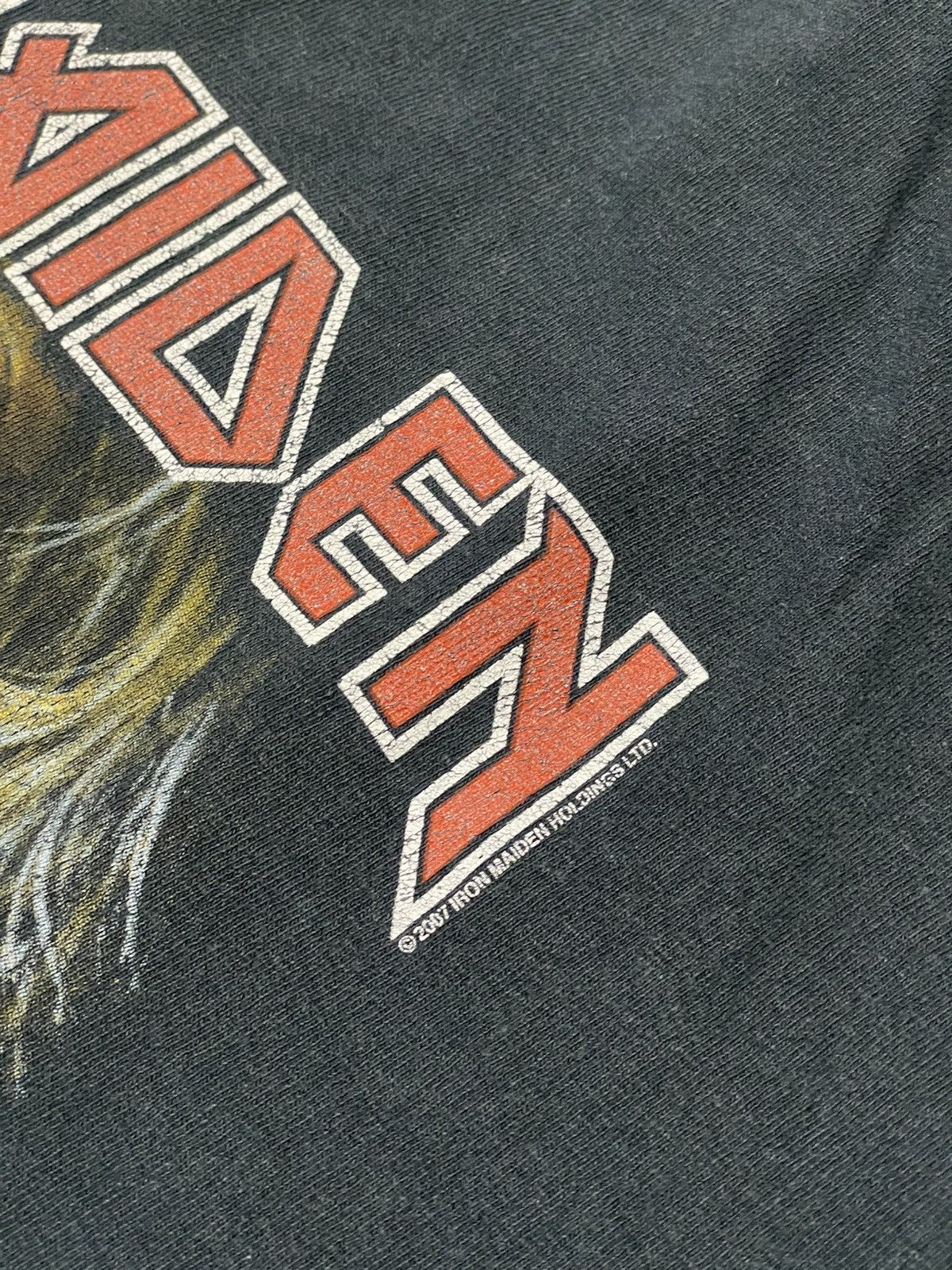 Band Tees Vintage 2007 Iron Maiden Eddie Candle Finger Crazy Y2K Tee Size US M / EU 48-50 / 2 - 6 Thumbnail