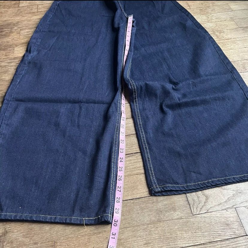 Jean × Vintage Baggy Navy Blue Denim Jeans Size US 32 / EU 48 - 5 Thumbnail