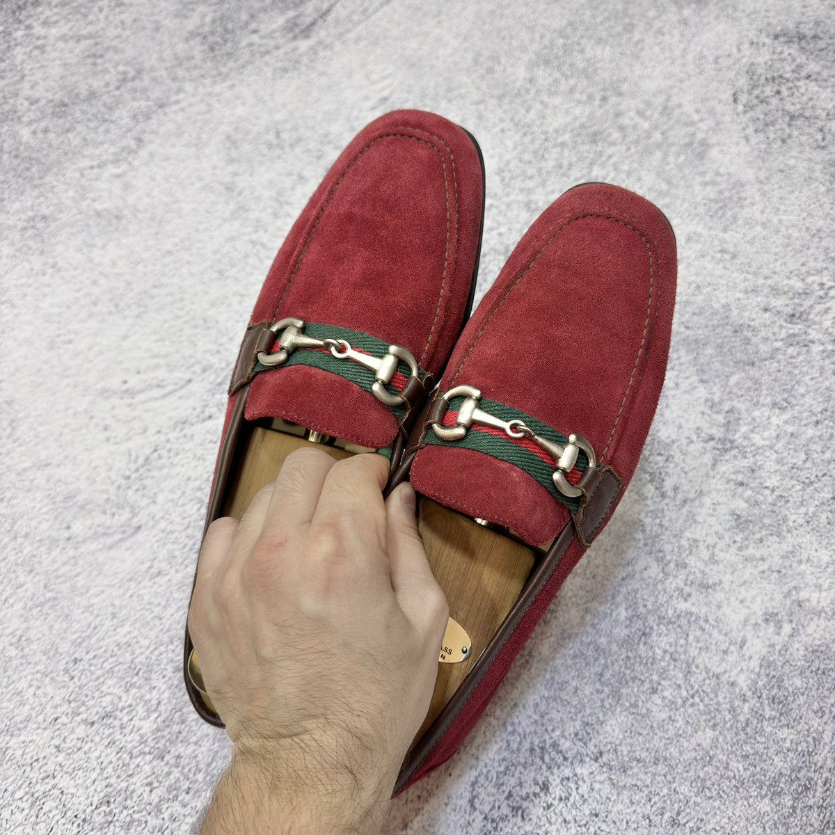Other Trotters Horsebit Suede Lofers US9 UK8 EU42 27cm Size US 9 / EU 42 - 12 Thumbnail