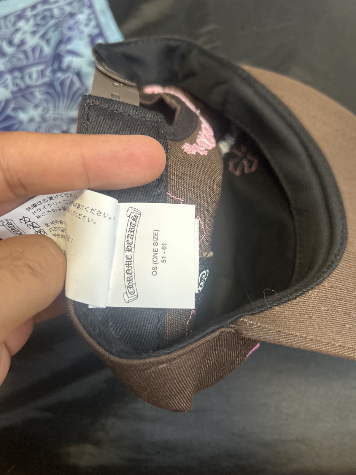 Chrome Hearts Chrome Hearts Pink/Brown Hat with Pink Patches. STUPID RARE. Size ONE SIZE - 6 Thumbnail