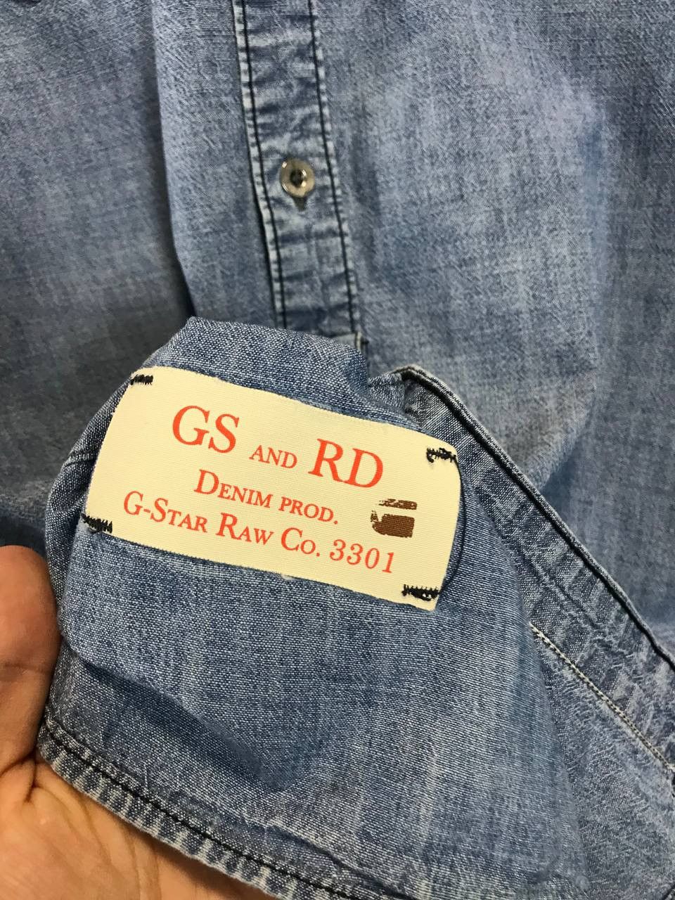 G-Star G Star Raw vintage denim shirt Size US L / EU 52-54 / 3 - 4 Thumbnail