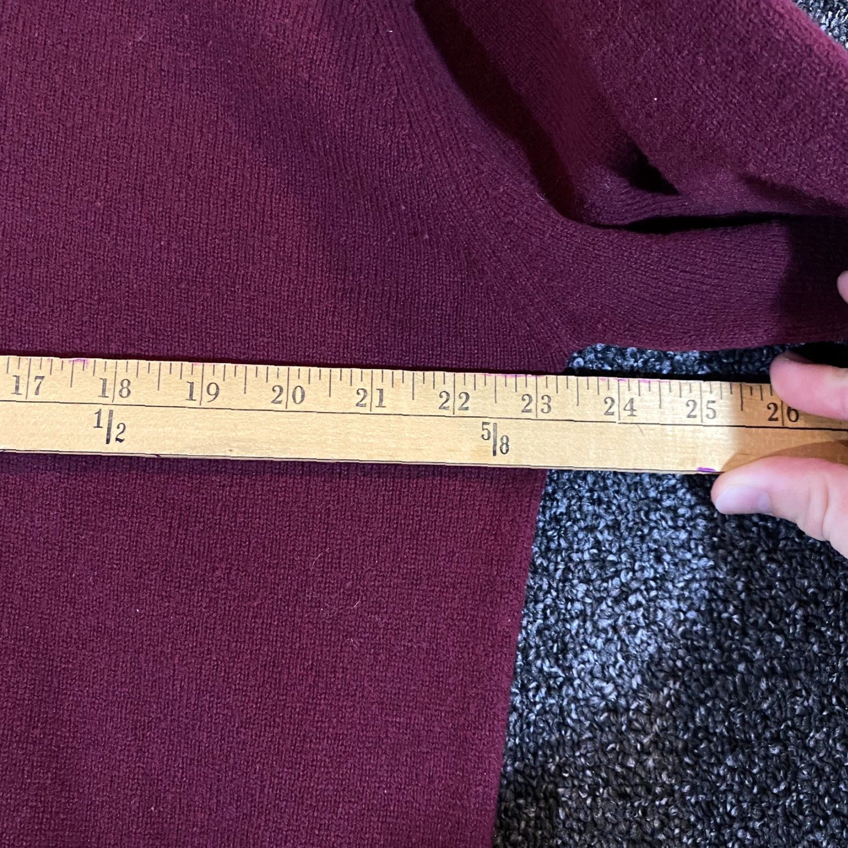 Vintage VINTAGE LL BEAN Sweater Mens XL Red Burgundy Lambs Wool Knit Pullover Jumper Grandpa L/S Size US XL / EU 56 / 4 - 4 Thumbnail