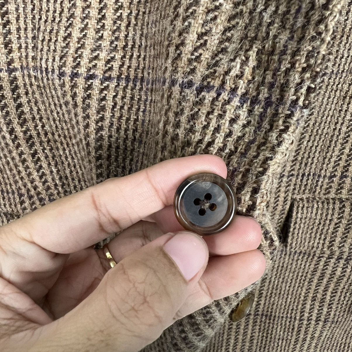 Polo Ralph Lauren Vintage POLO RALPH LAUREN Checked Wool Blazer #4127-C187 Size 42R - 10 Thumbnail