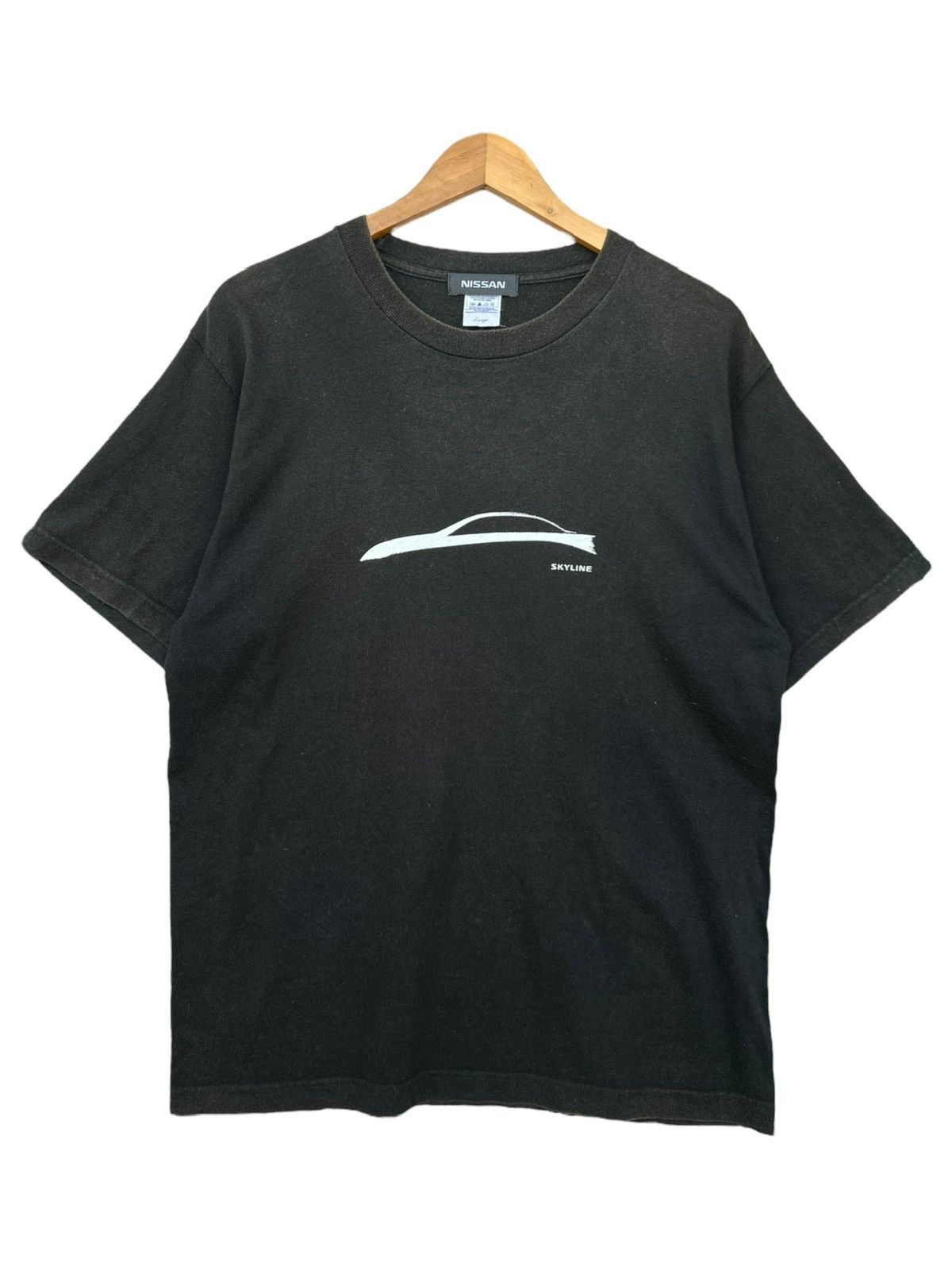 Vintage Vintage Y2K Nissan Skyline Black Tee Size US M / EU 48-50 / 2 - 1 Thumbnail