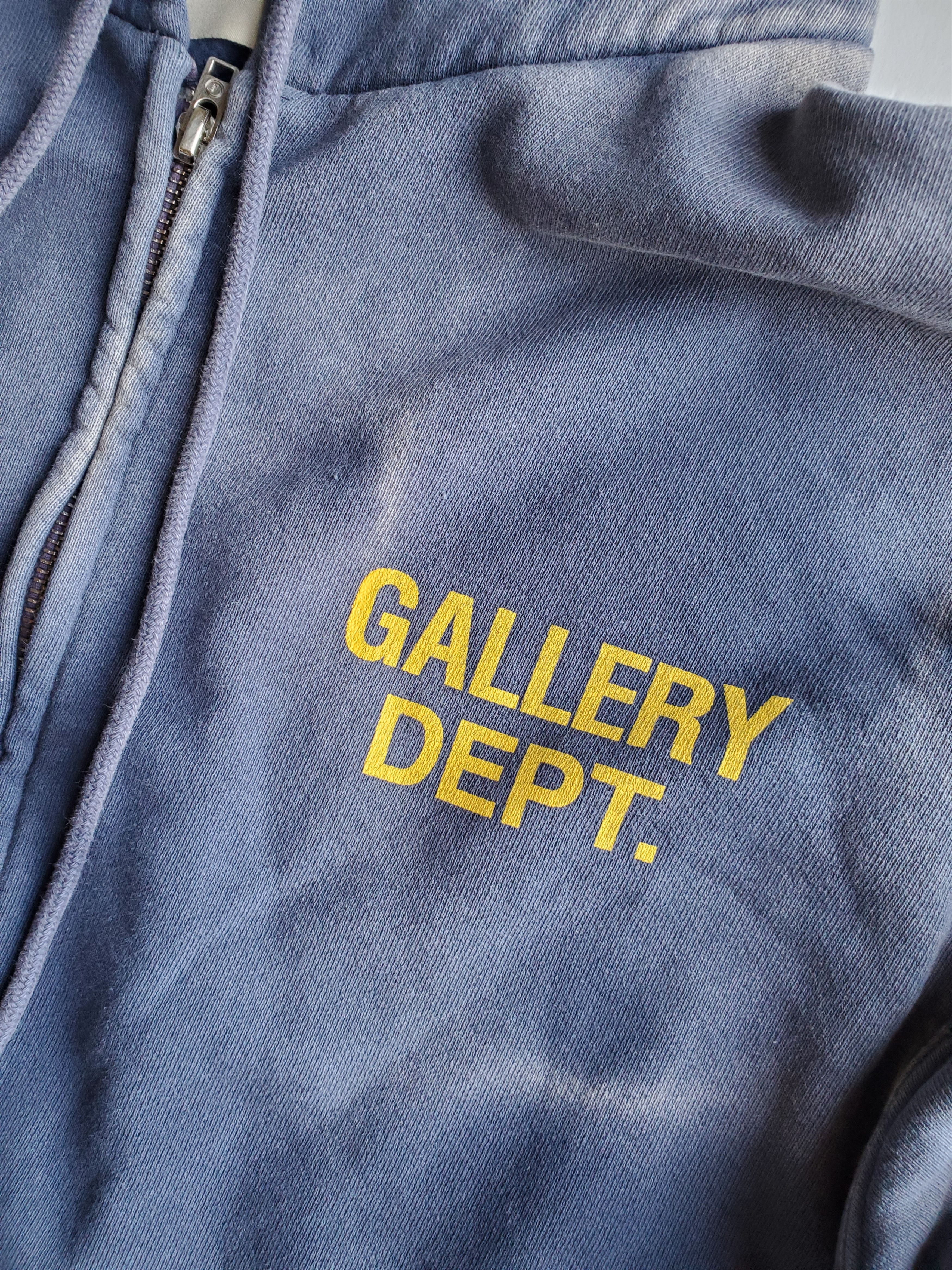 Gallery Dept. Gallery Dept. Sun Faded Zip Up Hoodie Navy Size US M / EU 48-50 / 2 - 3 Thumbnail