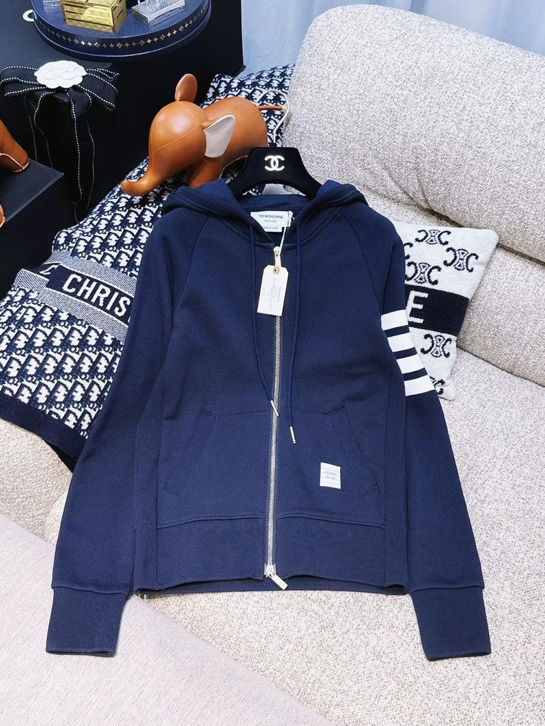 Thom Browne Thom Browne Long sleeve zip hoodie Size US XS / EU 42 / 0 - 2 Thumbnail