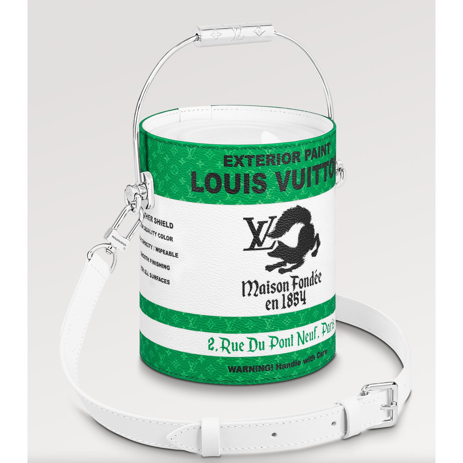 Louis Vuitton Paint Can Monogram Top Handle Crossbody Bag