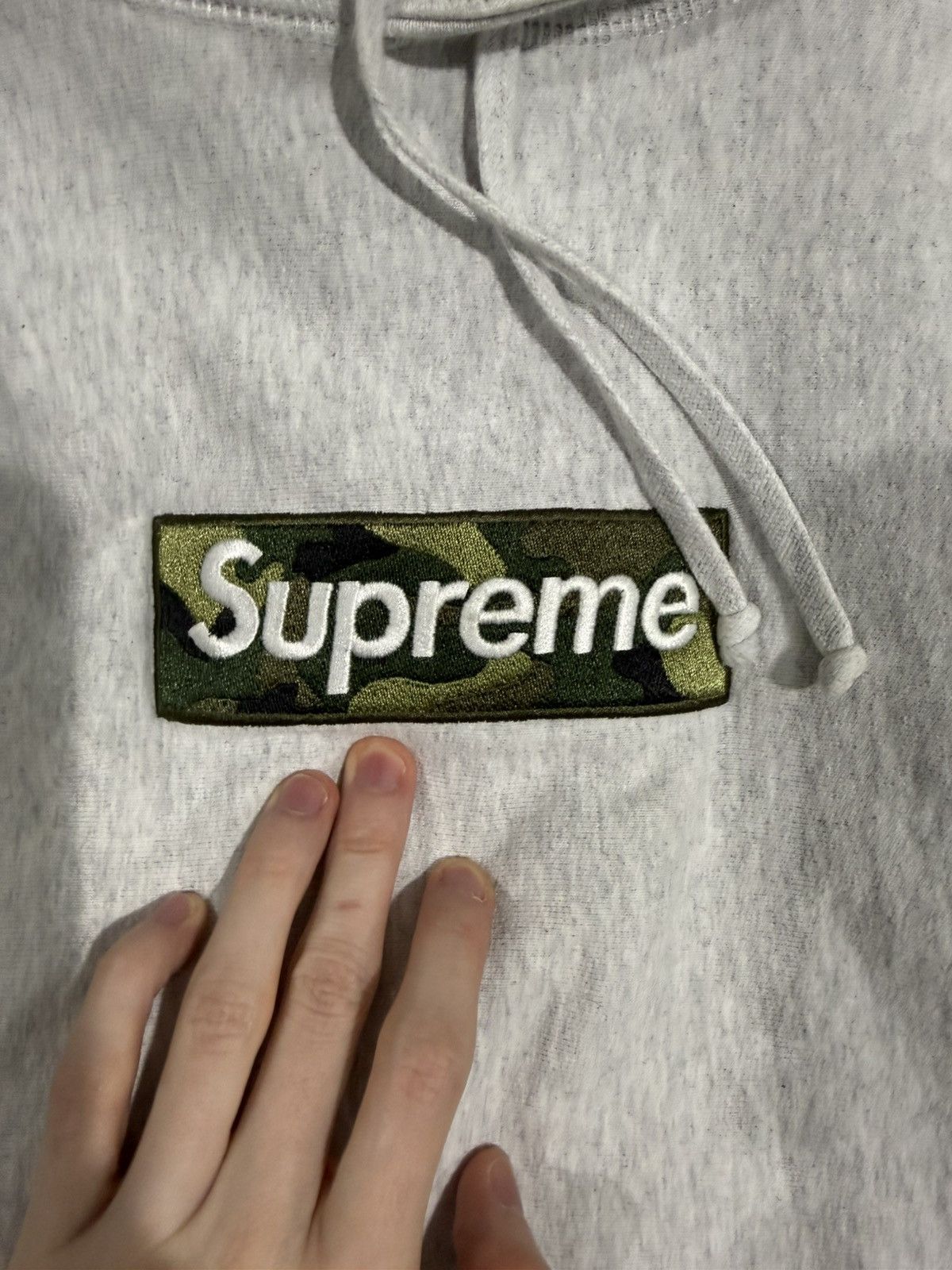 Supreme Supreme Box Logo Grey Camo Bogo Size US S / EU 44-46 / 1 - 2 Thumbnail