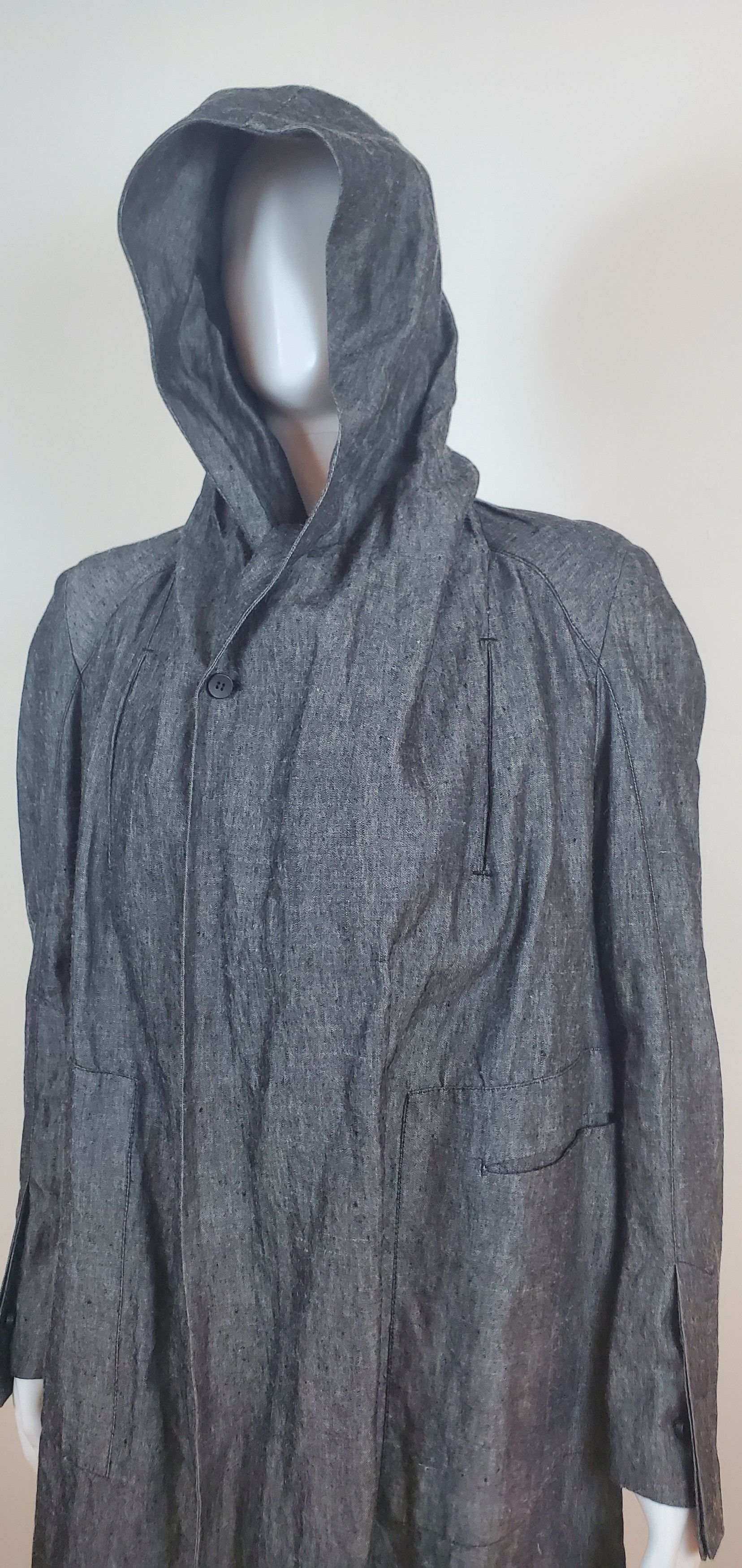 Masnada MASNADA Storm Grey Hoodie Designers Overcoat Jacket Size US M / EU 48-50 / 2 - 1 Thumbnail
