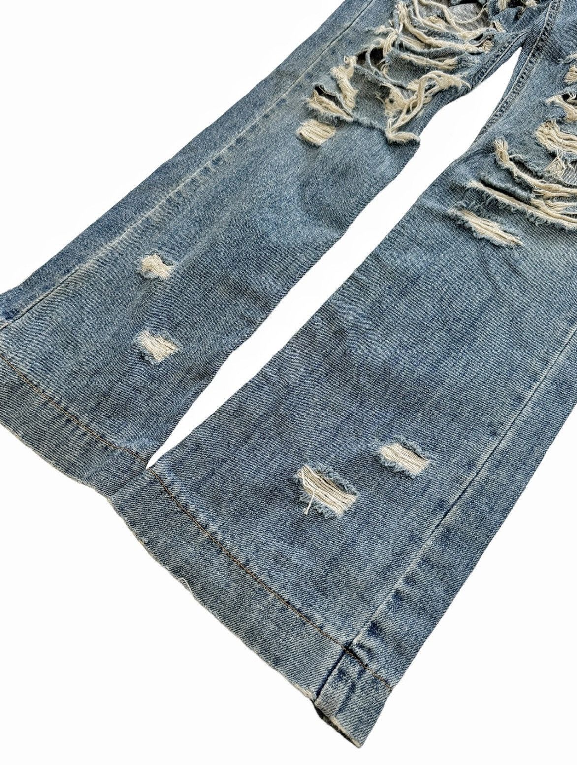 Dolce & Gabbana Dolce & Gabbana Shredded Distressed Denim Size US 30 / EU 46 - 6 Thumbnail