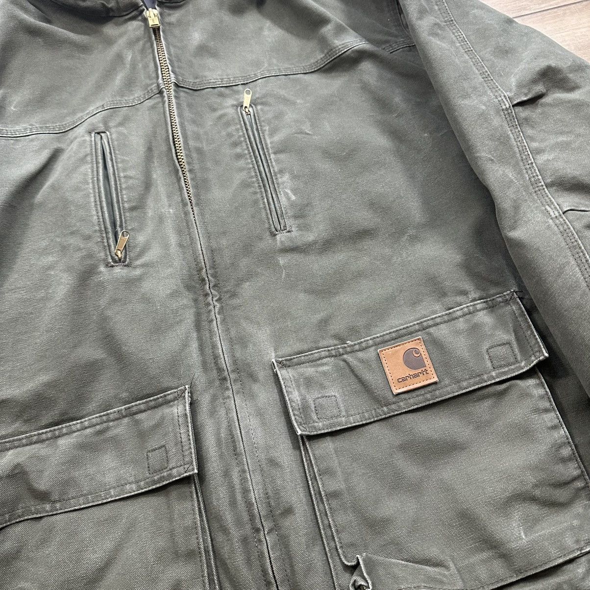 Carhartt Vintage 2000s Carhartt C95 ARG Sherpa Lined Zip Up Jacket Size US XXL / EU 58 / 5 - 7 Thumbnail