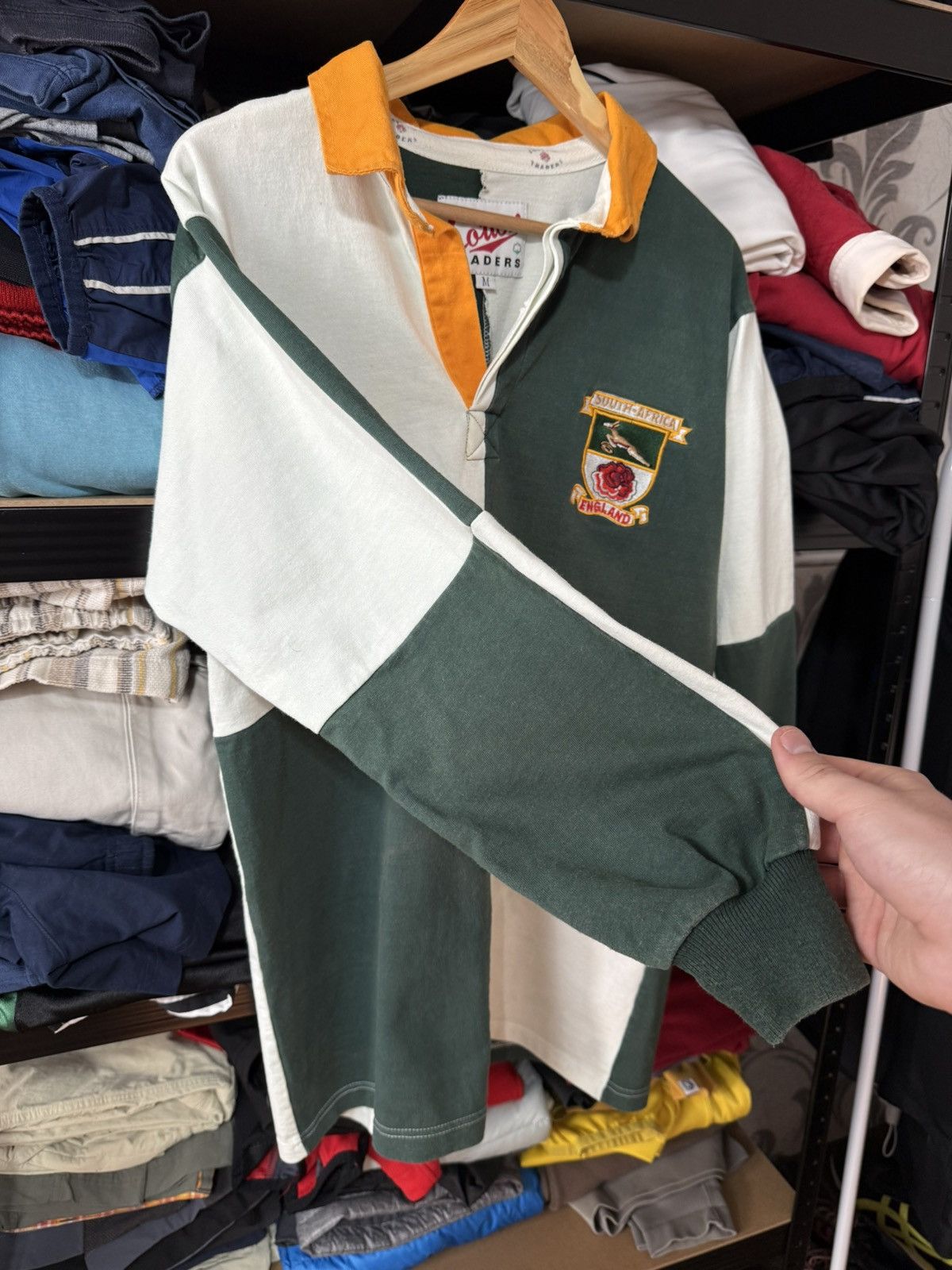 Cotton Traders Vintage Cotton Traders South Africa England Rugby Jersey Size US M / EU 48-50 / 2 - 13 Thumbnail